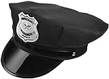 Balinco Polizeimütze Polizei Hut Cap Schirmmütze schwarz für Damen &...