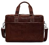 Marc Peter® Sydney Lehrertasche Herren Leder Vintage Aktentasche...