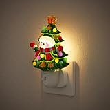 JandCase Nachtlicht Steckdose, Weihnachtsbaum Nachtlicht mit...