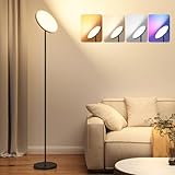 OTREN Stehlampe LED Wohnzimmer Dimmbar: RGB Stehleuchte mit Fernbedienung &...