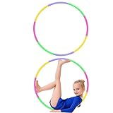 Hula Hoop Reifen Kinder 2er Set (58cm, 100g) - Hulahoop für Kinder 3-12...