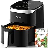 Fabuletta Heißluftfritteuse 4L, 9-in-1 Air Fryer, Max 230℃ Heissluft...