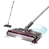 CLEANmaxx Akkubesen kabellos | Bodenfeger mit 1.200 U/min & 4 Bürsten |...