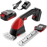 2-in-1-20-V-Stangen-Heckenschere mit Verlängerungsstange und mehreren...