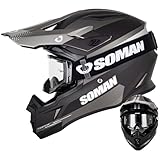 WYXAXNM Motocross Fullface MTB Helm für Kinder, Motorrad Helm Motocross...