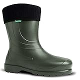 DEMAR. leichte EVA Gummistiefel gefüttert Laura (37, grün)
