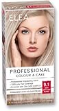 ELEA PROFESSIONAL PERMANENT HAARFARBCREME 9.1 SEHR HELLASCHE BLOND MIT...