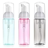 HJZHII 3 Stück 60ml/2oz Schaumpumpe Flaschen,Wimpern Shampoo Pumpspender...
