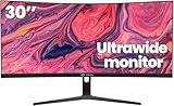 CRUA 30-Zoll-Ultrawide-Curved-Monitor, 21:9 WFHD (2560 x 1080p),...