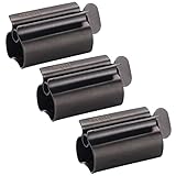 UDQYQ Tubenquetscher Tubenpresse,3-er Pack Zahnpasta Squeezer Edelstahl...