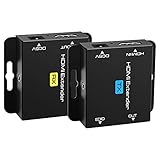 VEDINDUST HDMI Extender 200ft HDMI Ethernet RJ45 auf HDMI über Cat5e/Cat6...