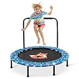 HOMCENT Kindertrampolin Kinder, 96 cm Mini Trampolin für Kinder Indoor...