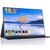 CUIUIC Portable Gaming Monitor 18,5 Zoll, Tragbarer Laptop Full HD IPS...