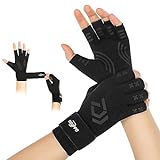 DISUPPO Kompressionshandschuhe, Arthritis Handschuhe mit Elastische Riemen,...