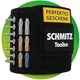 SCHMITZ.Tools Geschenke für Männer - Magnetarmband Handwerker Gadget mit...