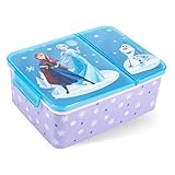 Frozen Die Eiskönigin Brotdose Kinder mit 2 Fächern – Bento Lunchbox...