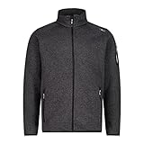 CMP - Knit-Tech-Fleecejacke für Herren, Schwarzer Gletscher, 56