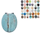 MDF-Toilettensitz, 45,7 cm, universal, verstellbar, passend für die...