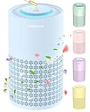 AIRROMI Luftreiniger für Schlafzimmer mit 3-in-1-HEPA-Filter, Luftreiniger...