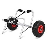 KingSaid Kajakwagen Faltbarer Bootswagen Aluminium Kajak Transportwagen...