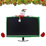 Weihnachten Computer Bildschirm Abdeckung 19-27 Zoll Elastische Weihnachten...