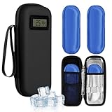 Fefod Insulin Kühltasche mit 2 TSA Kühlakku, Diabetiker Tasche mit...