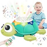 Aragallant Baby Krabbel Spielzeug 6-18 Monate, Krabbel Schildkröte mit...