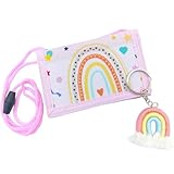 Bikasun Regenbogen Brustbeutel Kinder mit Schlüsselanhänger, Boho...