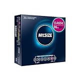 MY.SIZE Classic Kondome Größe 6 I 64 mm Breite I 36 Stück Großpackung I...