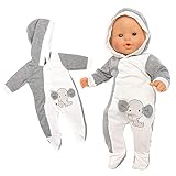 Miunana Kleidung Outfits für Baby Puppen, Puppenkleidung 35-43 cm...