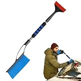 Nkmujil Auto-Eiskratzer und Bürste, 65,6 cm lange Schaufel, abnehmbare...