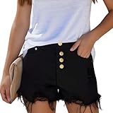 Damen-Shorts, Jeans Shorts Damen Kurze Denim Hosen Sommer Hotpants...