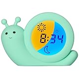 Alecto BC100BUNNY - pädagogischer Schlaftrainer, Nachtlicht und Wecker,...