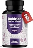 Baldrian Hochdosiert – 500 vegane Tabletten – 1000 mg pro Tag –...