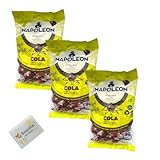 Napoleon Cola Brausebonbons Multipack 3x 225g + Benefux. Erfrischungstuch