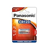 Panasonic 19801123 - Photo Lithium Batterie CR123A mit 3 Volt, Kapazität...