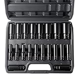 PAMATIO Schlagschrauber Nüsse Set, 20tlg 1/2'' Antrieb Stecknuss Werkzeug...