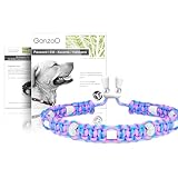 Ganzoo EM Keramik Hunde-Halsband/Paracord 550 Halsband mit Zier-Perlen und...