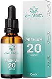 Amiredita Premium Öl 20 Prozent Tropfen Hanfsamenöl - Vegan - Deutsche...
