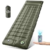 Elektrisch Isomatte Camping Selbstaufblasend, 12CM Verdicktes Aufblasbare...