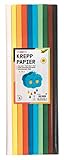 folia 82391 - Krepppapier - Sortiment Basic, 10 Rollen in verschiedenen...