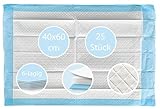 TIGA-MED Krankenunterlagen 40x60cm | 6-lagig | 25 Stück | Trainingspads |...