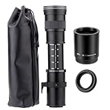 JINTU 420-1600mm f/8.3 HD-Tele Zoom Teleobjektiv für Nikon Digitale SLR...