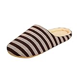 Hauspuschen Herren, Weicher Herren Pantoffel FüR Winter Mit Rutschfester...