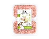 Tackenberg - Bio Barf Menü Huhn & Blättermagen für Hunde - 14 x 500 g -...