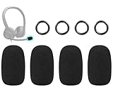 SOULWIT 4 Stück Schutz Mikrofon Schaum Abdecken Pop Filter für Logitech...