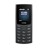 Nokia 110 Feature Phone mit integriertem MP3-Player, rückwärtiger Kamera,...