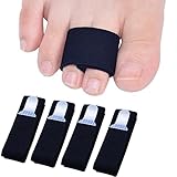 Sumifun 4 Zehenbandage für kleiner zeh gebrochen, Hammerzehen Zeh Schiene...