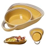1-teilige Suppen- und Sandwichschalen-Kombination, hitzebeständige Suppen-...