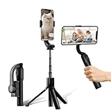 Selfie-Stabilisator mit Bluetooth-Fernbedienung, Smartphone Stabilisator,...